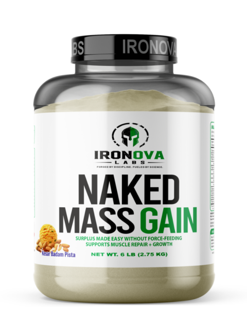 Naked Mass Gain – Muscle Growth & Recovery Formula | Kesar Pista Badam | 2.75KG