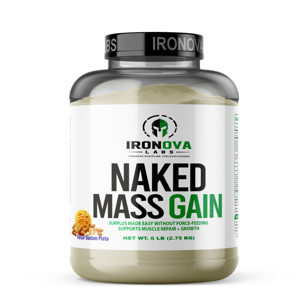 Naked Mass Gain – Muscle Growth & Recovery Formula | Kesar Pista Badam | 2.75KG