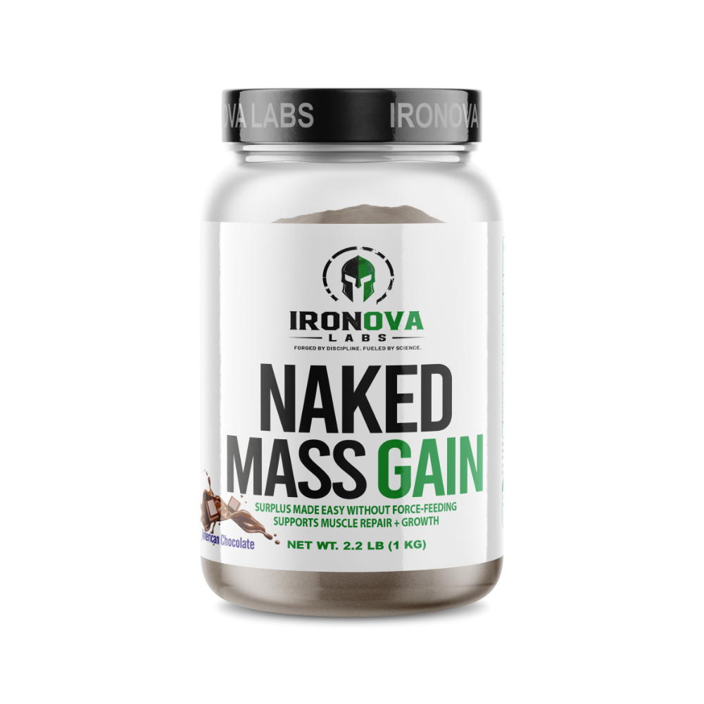 Naked Mass Gain – Muscle Growth & Recovery Formula | American Chocolate | 1 KG