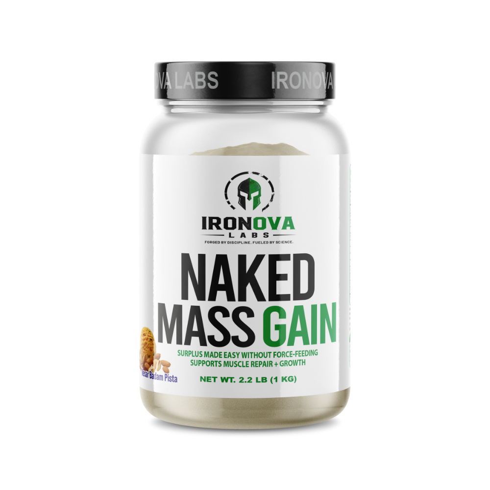 Naked Mass Gain – Muscle Growth & Recovery Formula | Kesar Pista Badam | 1 KG