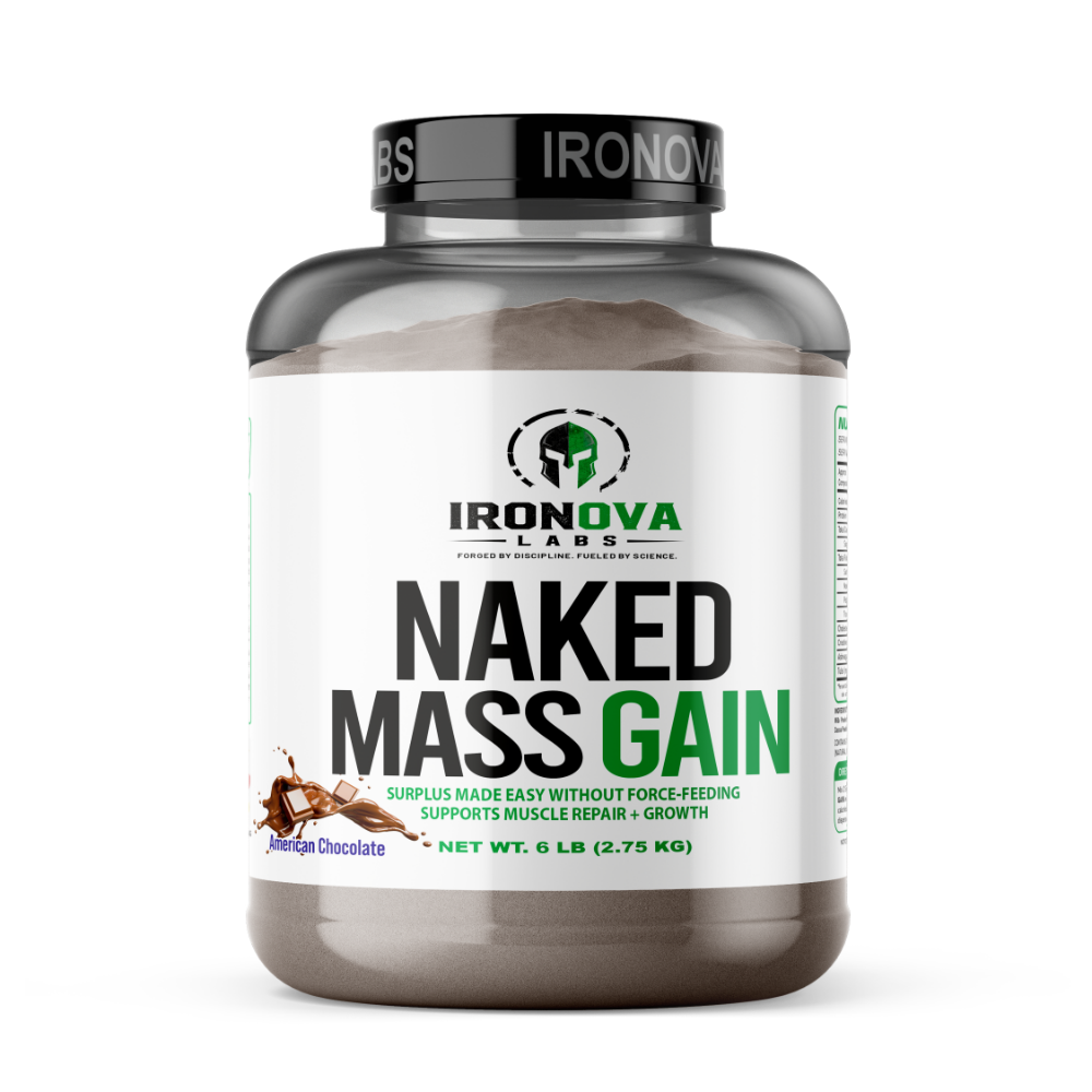 Naked Mass Gain – Muscle Growth & Recovery Formula | American Chocolate | 2.75KG