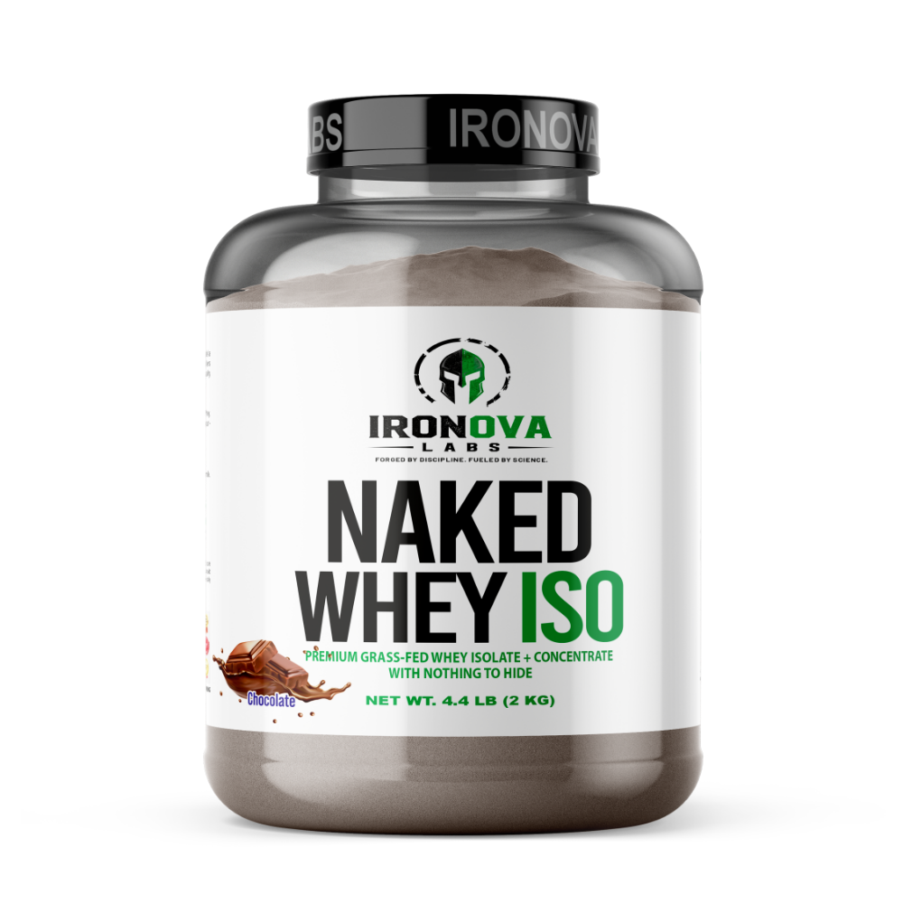Naked Whey ISO – Premium Grass-Fed Whey Protein | Chocolate Flavour | 2 KG