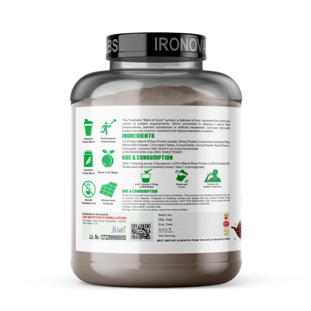 Naked Whey ISO – Premium Grass-Fed Whey Protein | Chocolate Flavour | 2 KG - Image 2